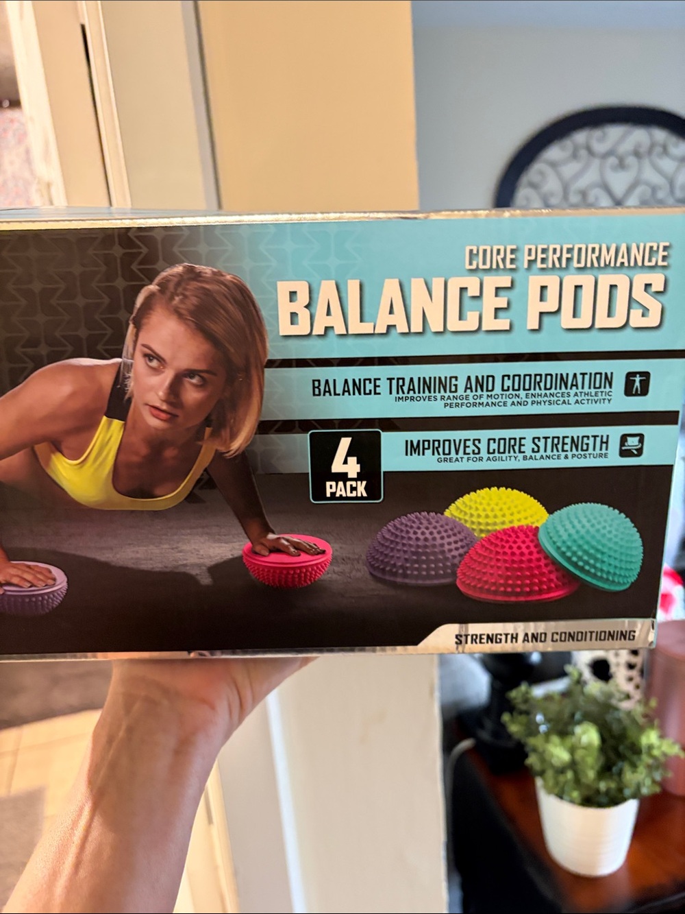 RBX Balance Pods 4-Pack in Purple, Yellow, Pink, Teal